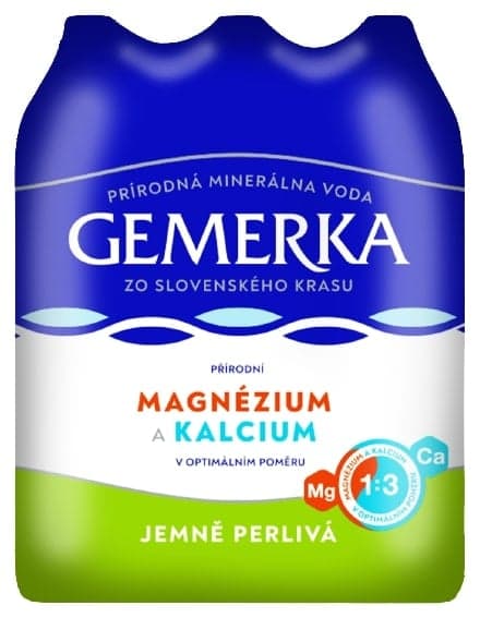 Gemerka Jemně Perlivá 6 × 1,5 l