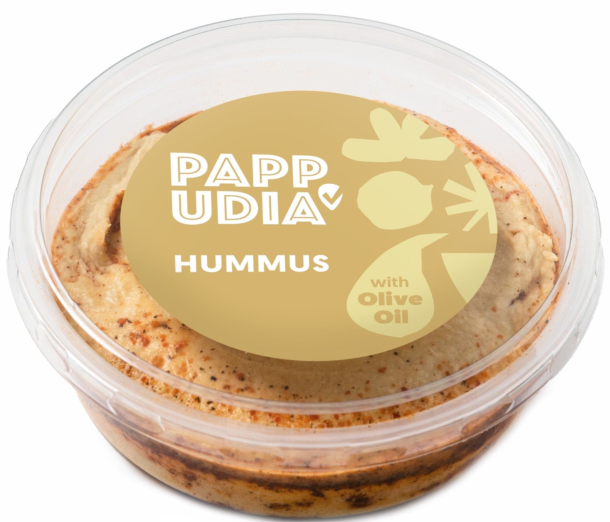 Pappudia Hummus s panenským olivovým olejem