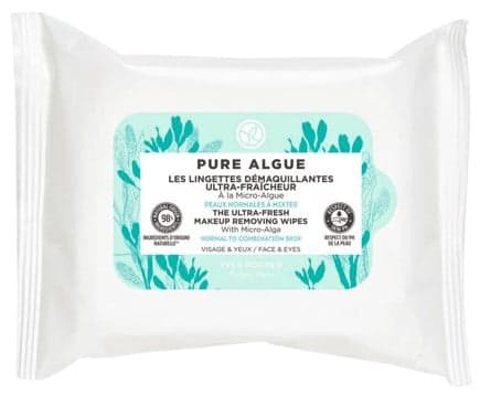 Yves Rocher Pure Algue odličovací ubrousky 20 ks