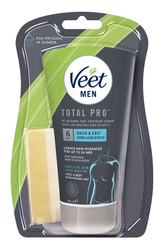 Veet Men Depilační krém pro citlivou pokožku do sprchy