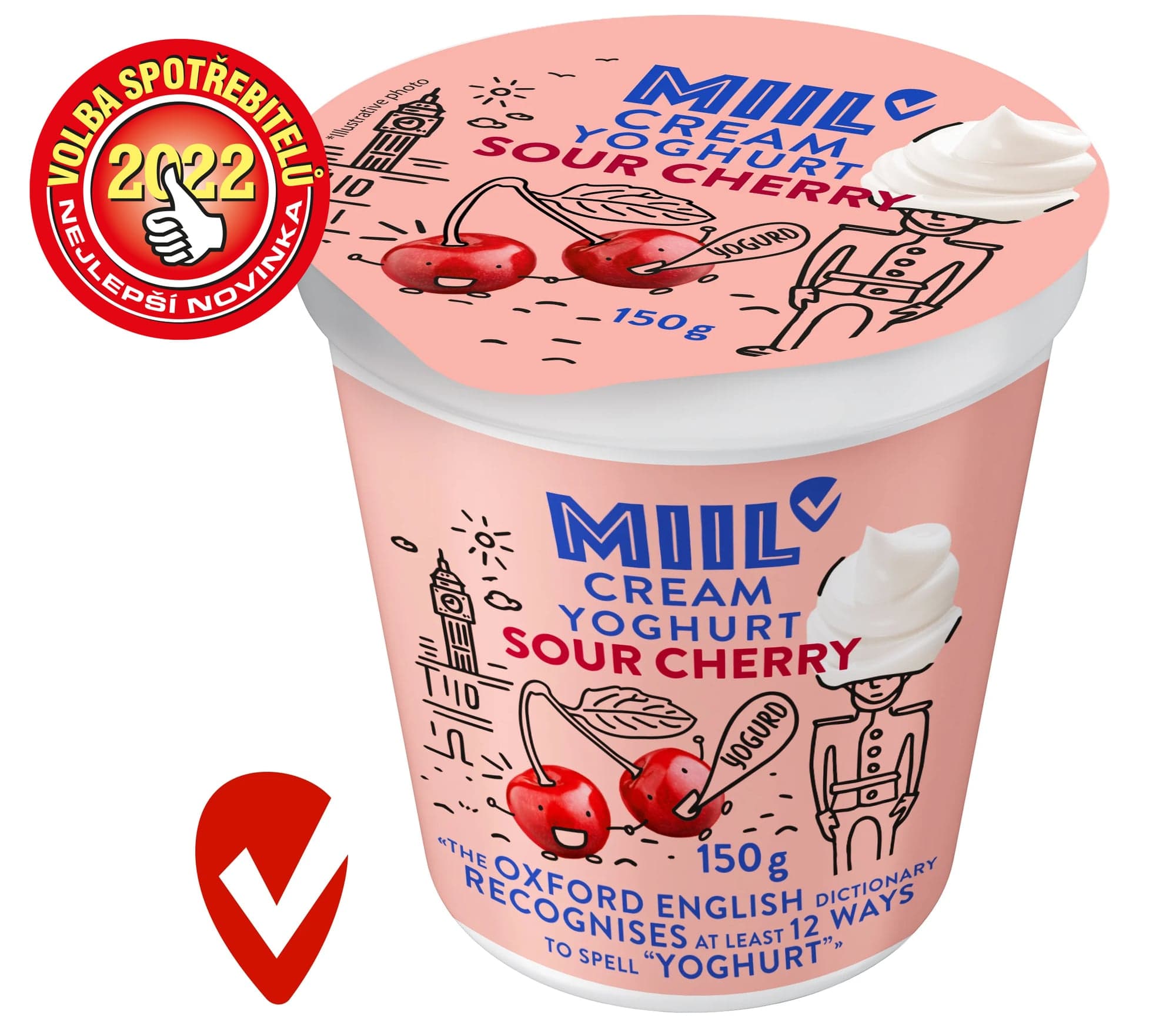 Miil Smetanový jogurt višňový