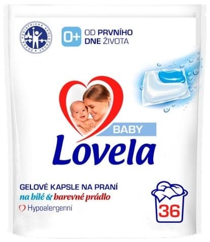 Lovela Baby gelové kapsle na praní