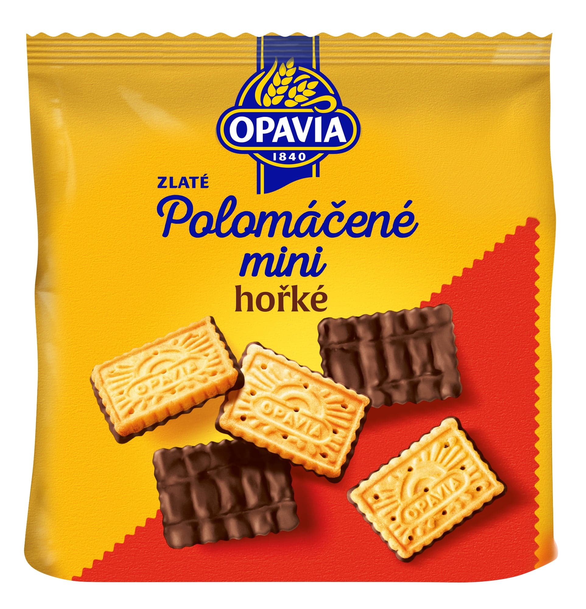 Opavia sušenky Zlaté Polomáčené Mini hořké