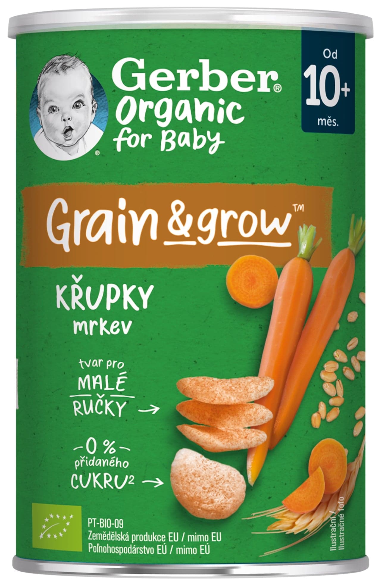Gerber organic BIO Křupky s mrkví