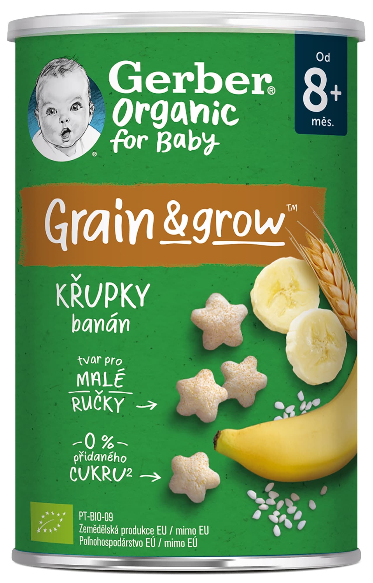 Gerber organic BIO Křupky banánové 35 g