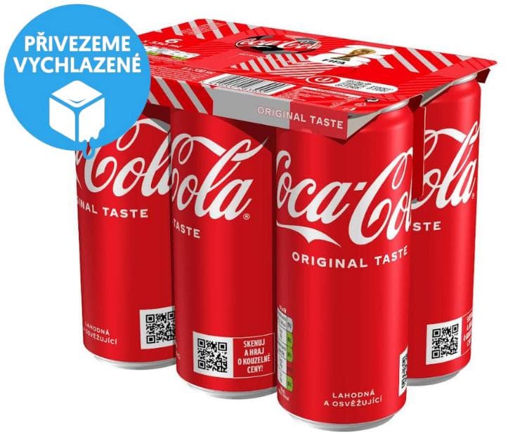 Coca-Cola (6x0,33 l) plech