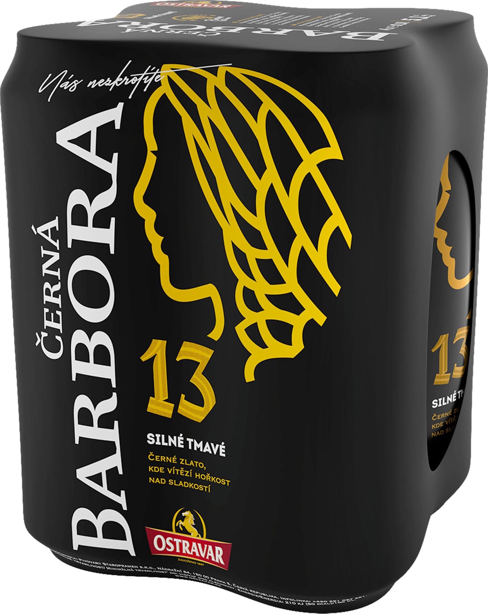 Černá Barbora plech (4×0,5 l)