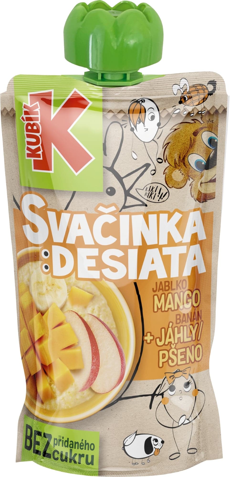 Kubík Svačinka mango, jablko, banán + jáhly 100 g