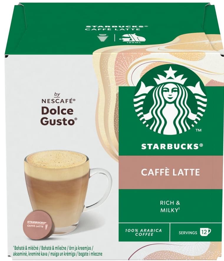 Starbucks Caffe Latte by Nescafé Dolce Gusto kapsle