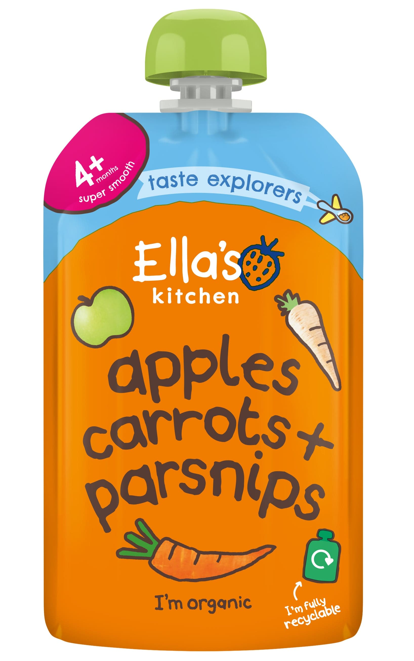 Ella's Kitchen BIO Mrkev, jablko a pastinák