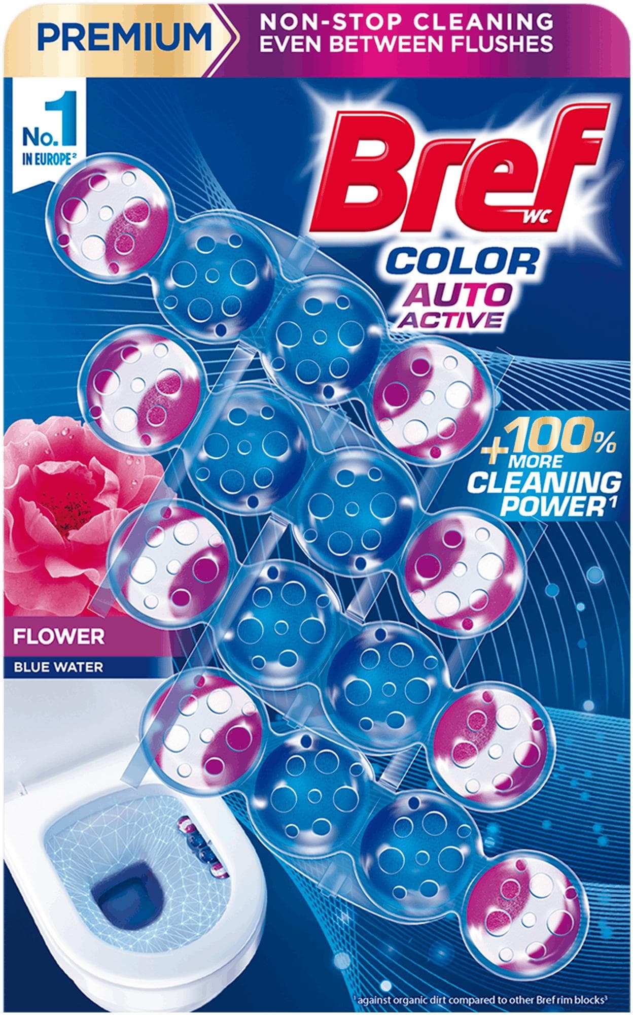Bref Color Aktiv Flower WC blok