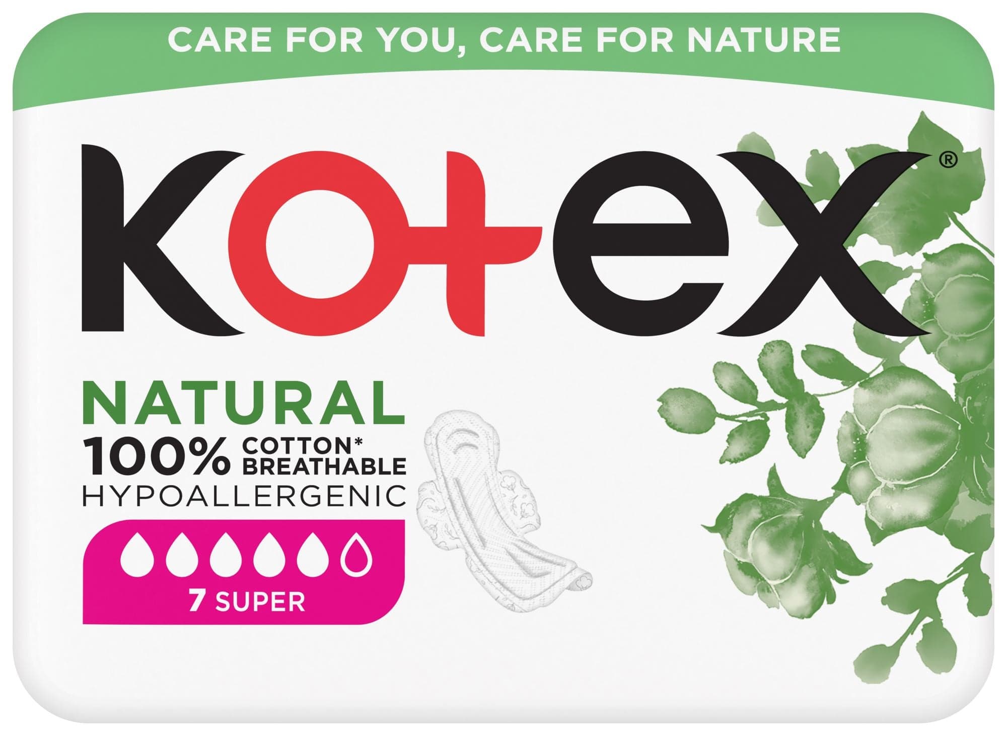Kotex® Natural Super vložky