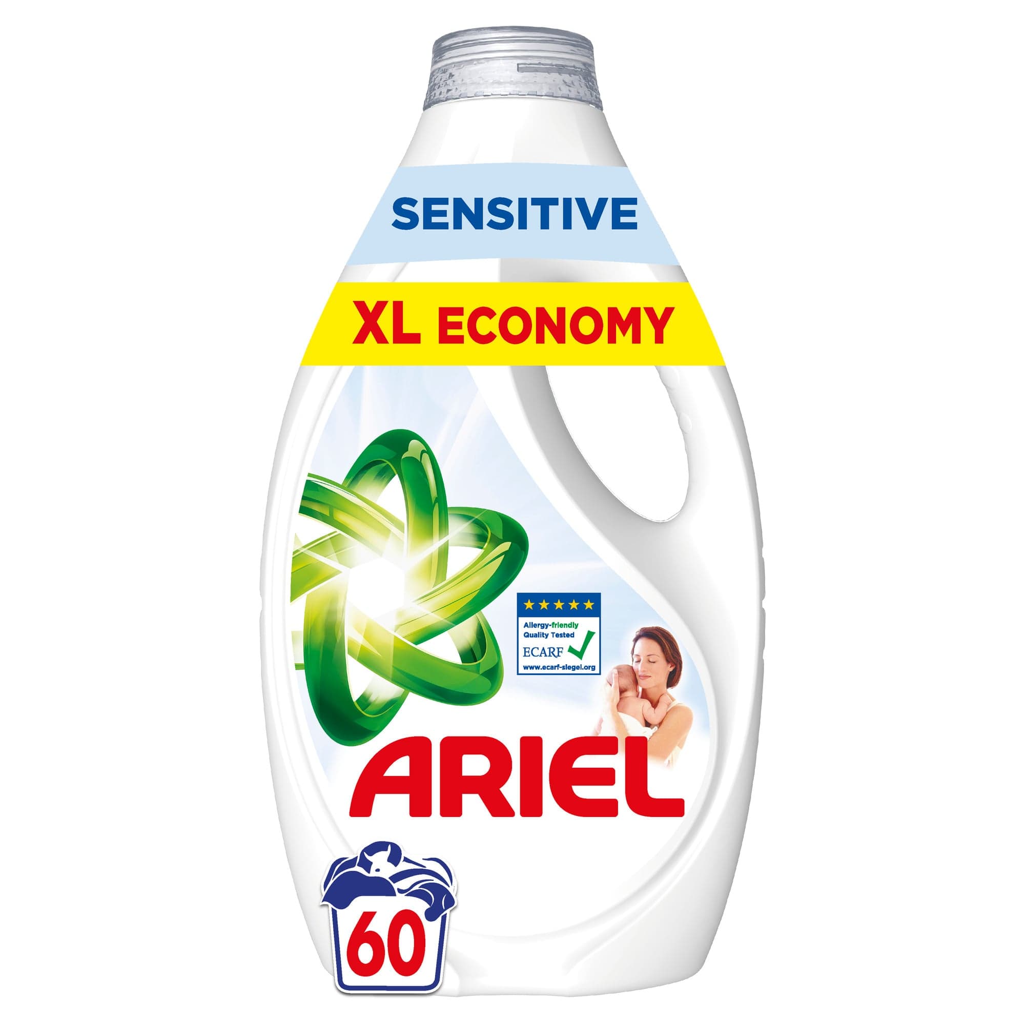 Ariel Sensitive prací gel (2,7 l) 60 praní