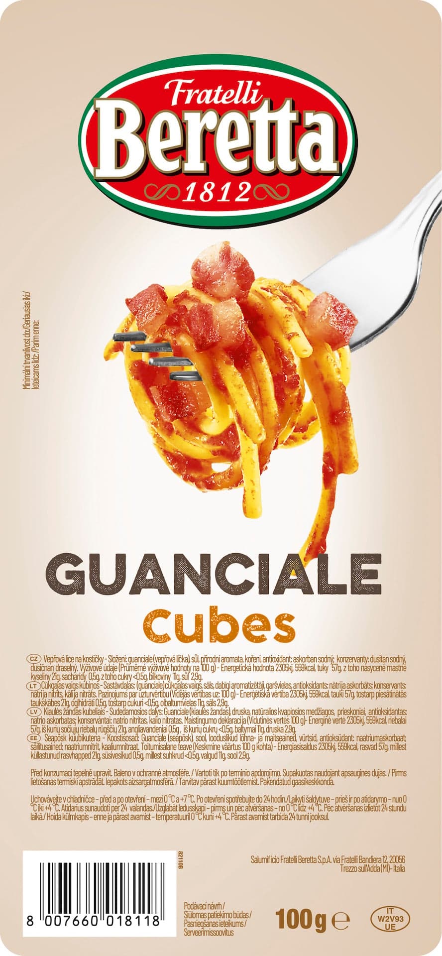 Fratelli Beretta Cubetti di guanciale