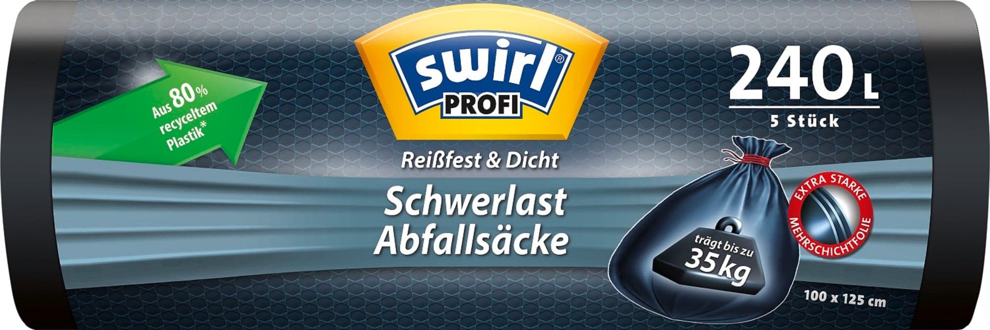 Swirl Profi Pytle na těžký odpad 240 l 5 ks