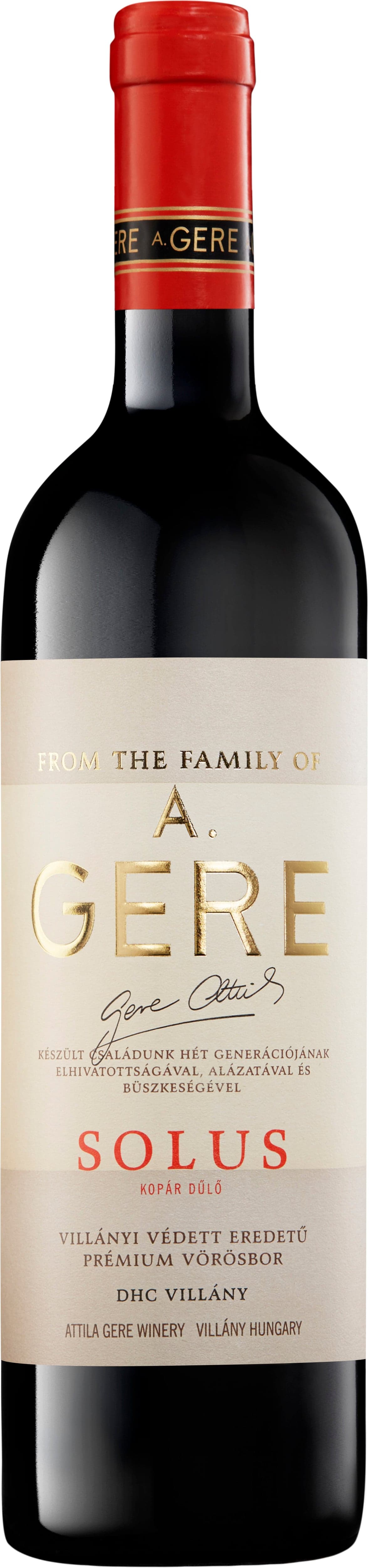 A.GERE BIO Solus Merlot