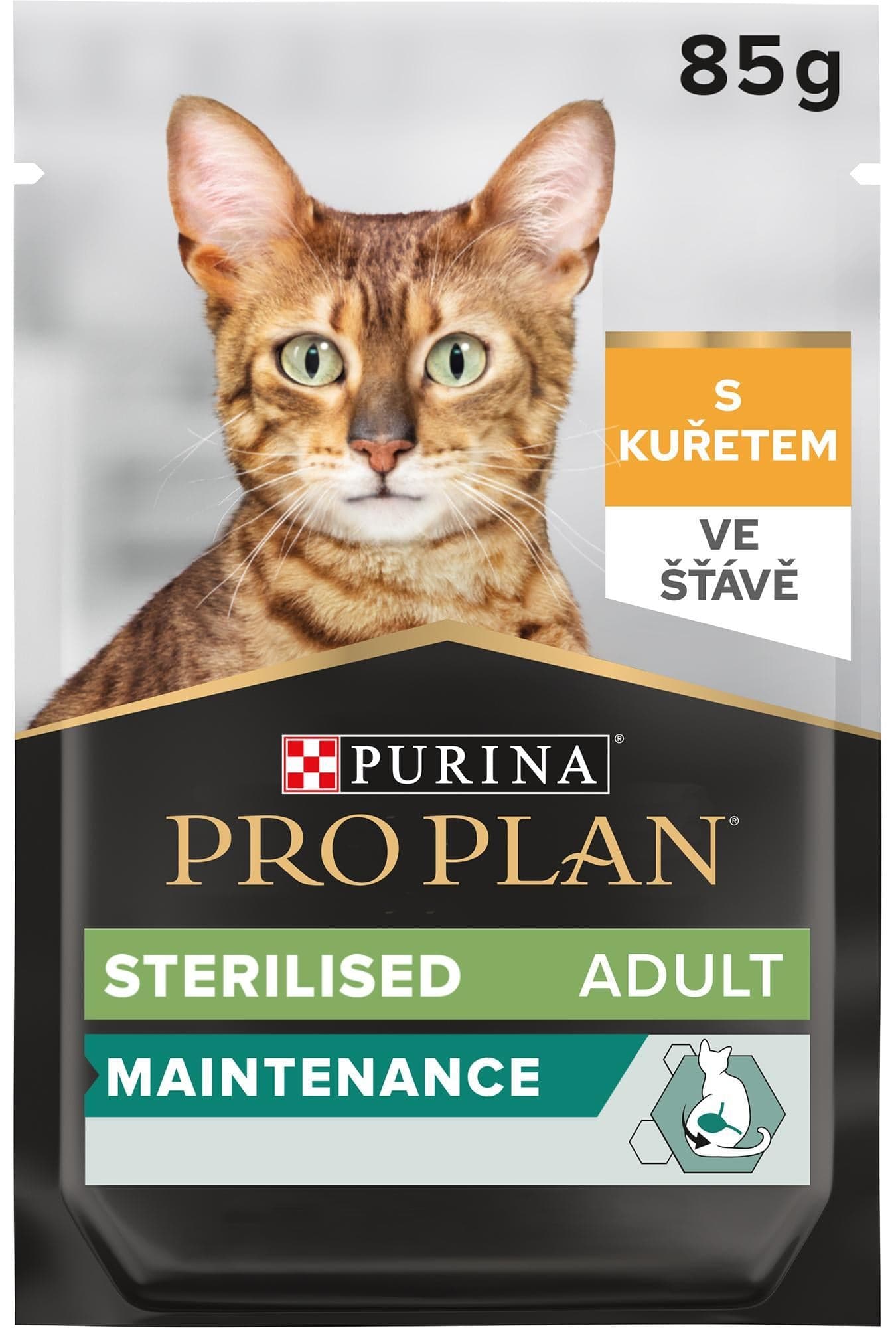 Pro Plan Sterilised kapsička pro kočky kuře ve šťávě