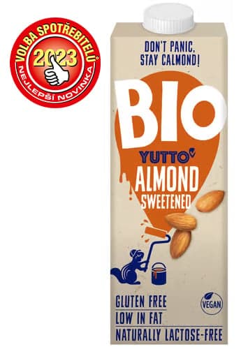 Yutto BIO Mandlový slazený nápoj