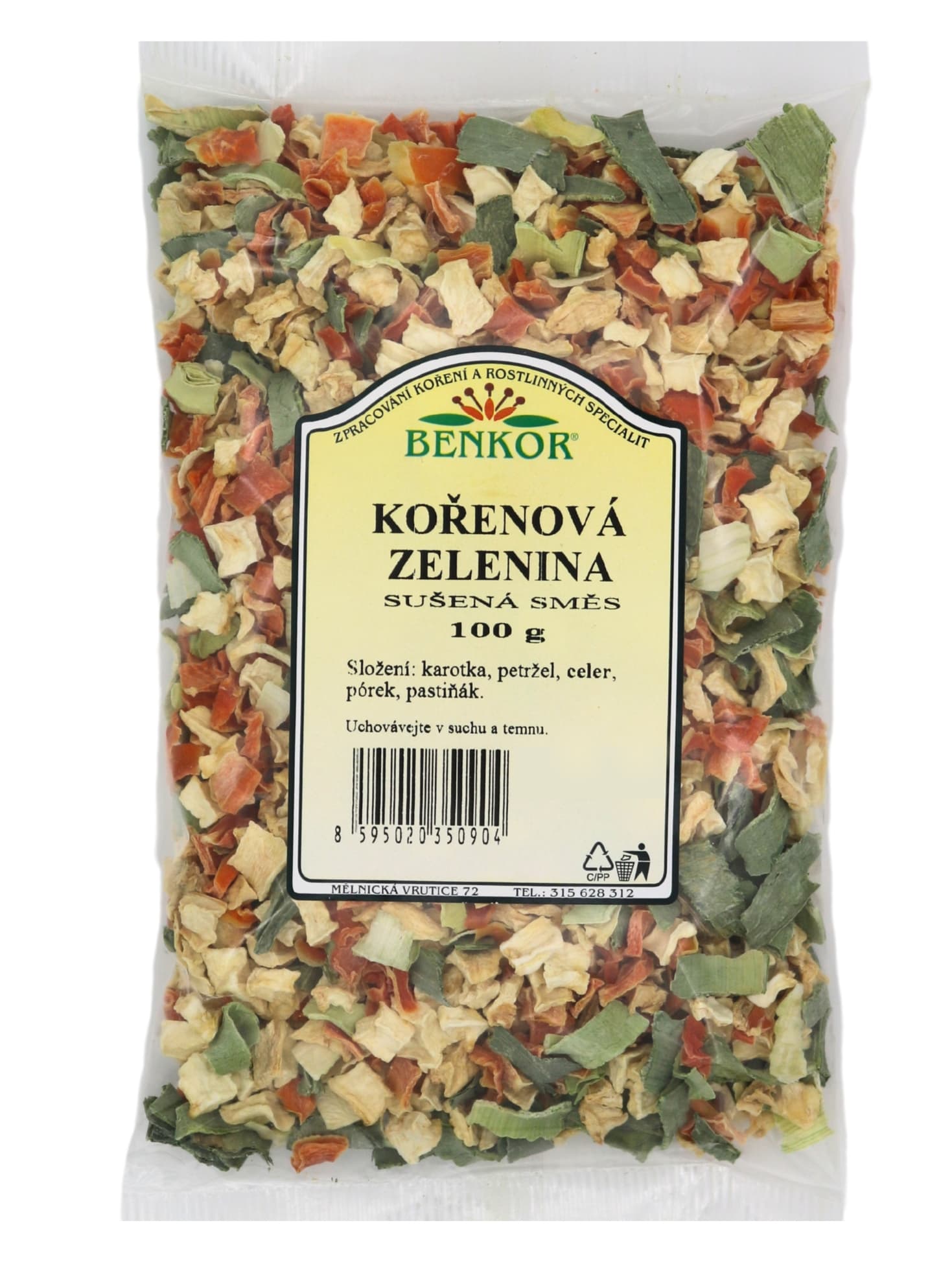 Benkor Kořenová zelenina sušená směs