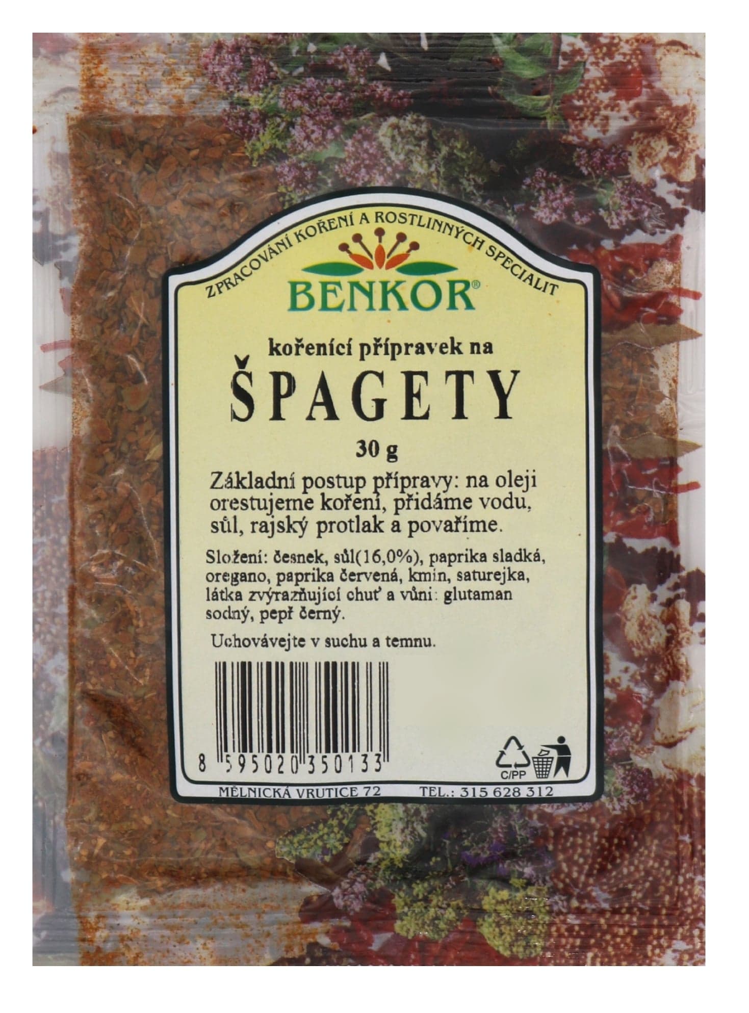Benkor koření na špagety 30 g