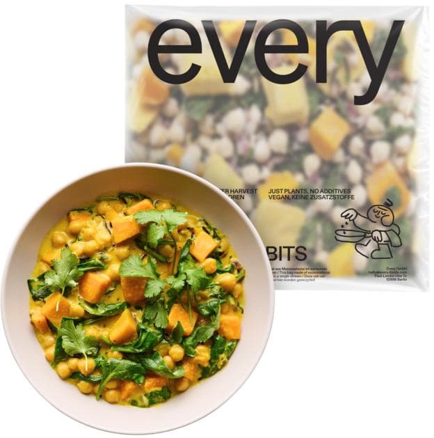 Every. Zlaté curry dýňovo-cizrnové kari (mražené) 500 g
