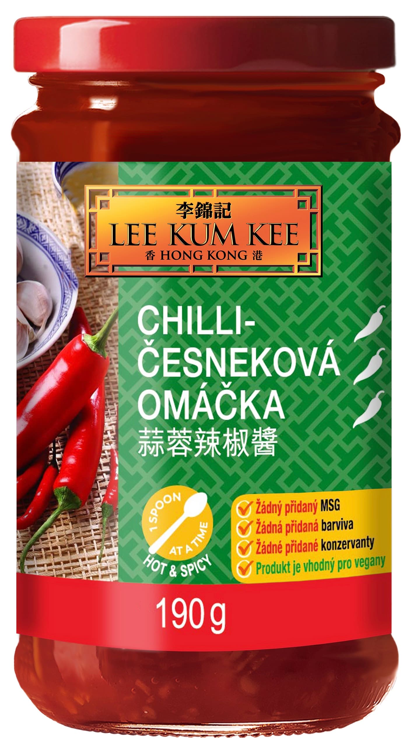 Lee Kum Kee Omáčka chilli česneková 190 g