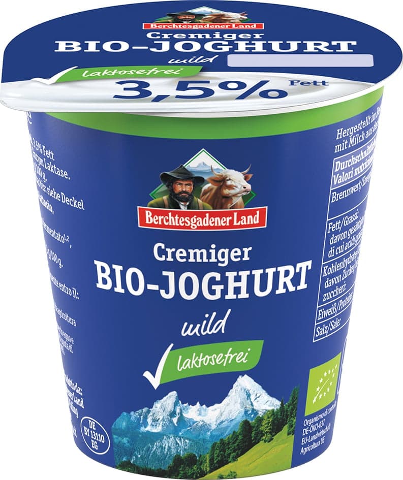 Berchtesgadener Land BIO Bílý jogurt bez laktózy 150 g