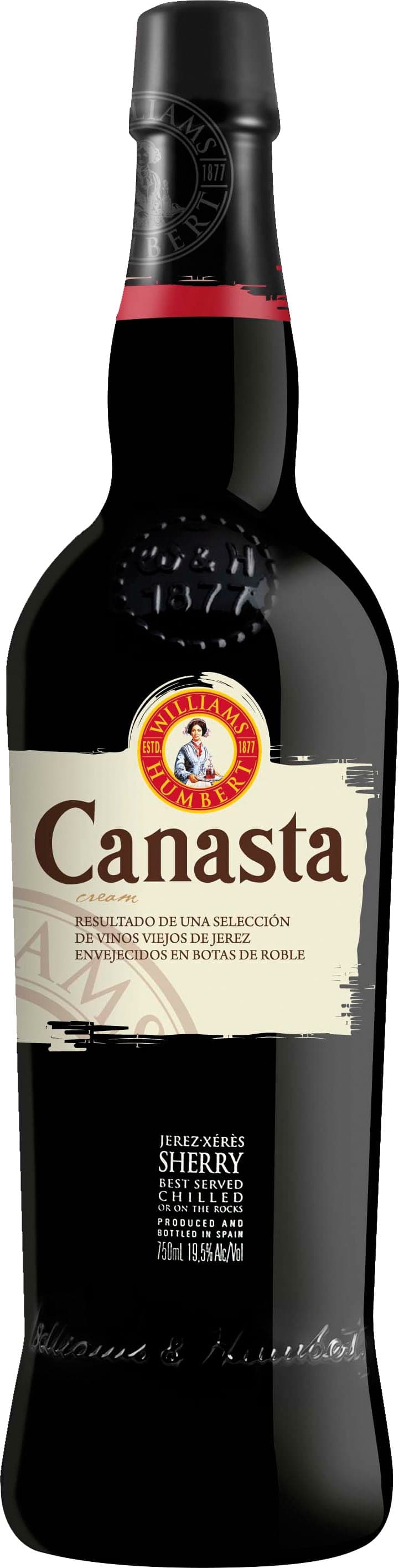 Williams & Humbert Sherry Canasta Cream Superior Sweet 0,75 l