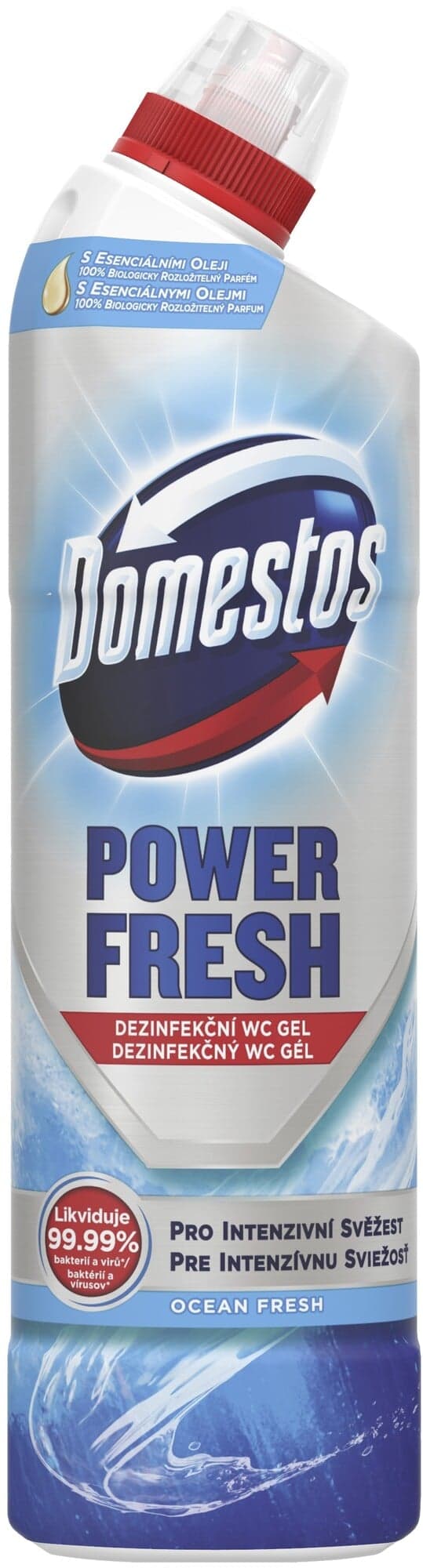 Domestos Power Fresh Ocean dezinfekční WC gel