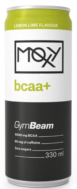 GymBeam MOXY bcaa+ energetický nápoj citrón limetka