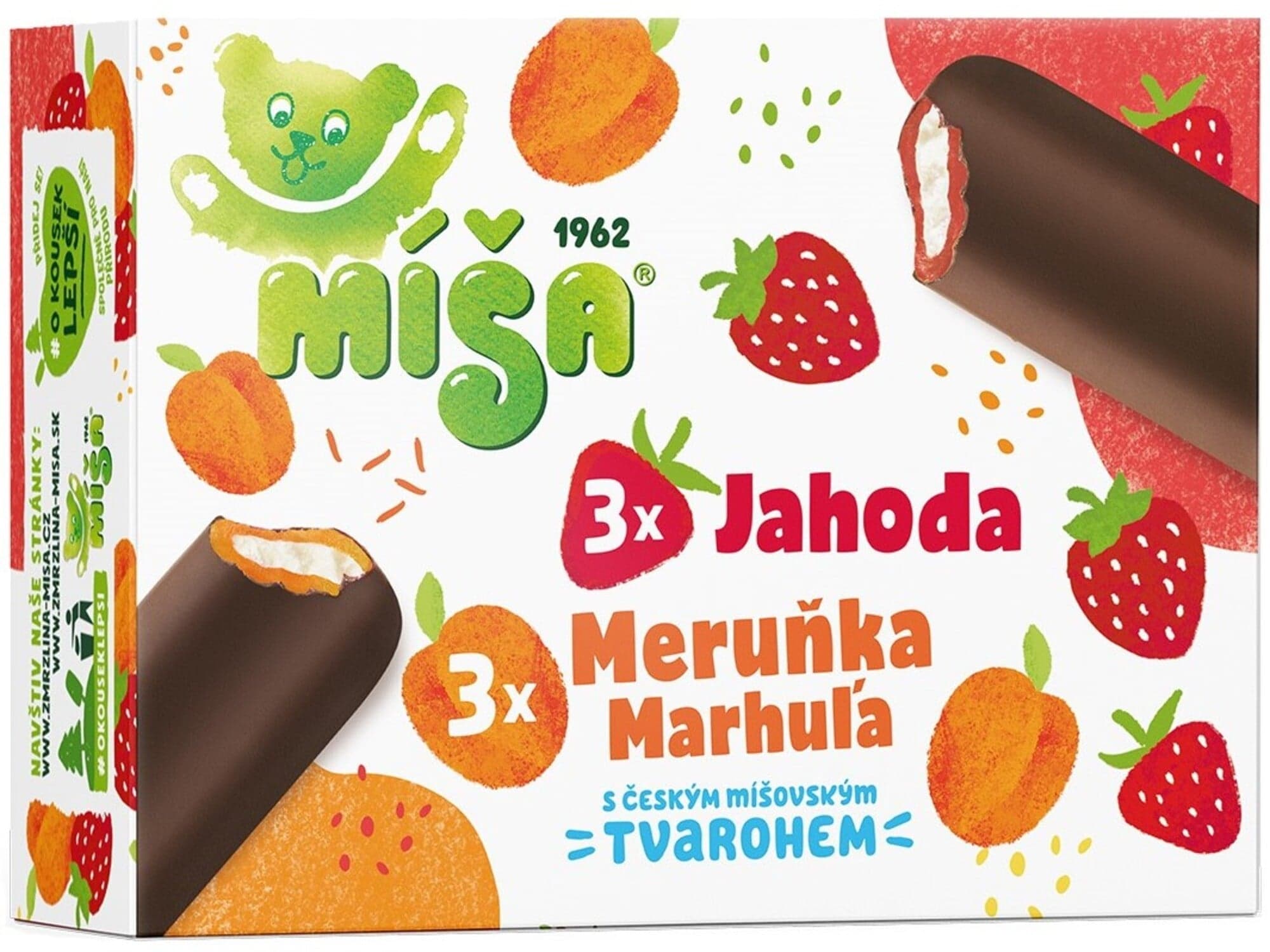 Míša Multipack ovocných nanuků (6×55 ml) 330 ml