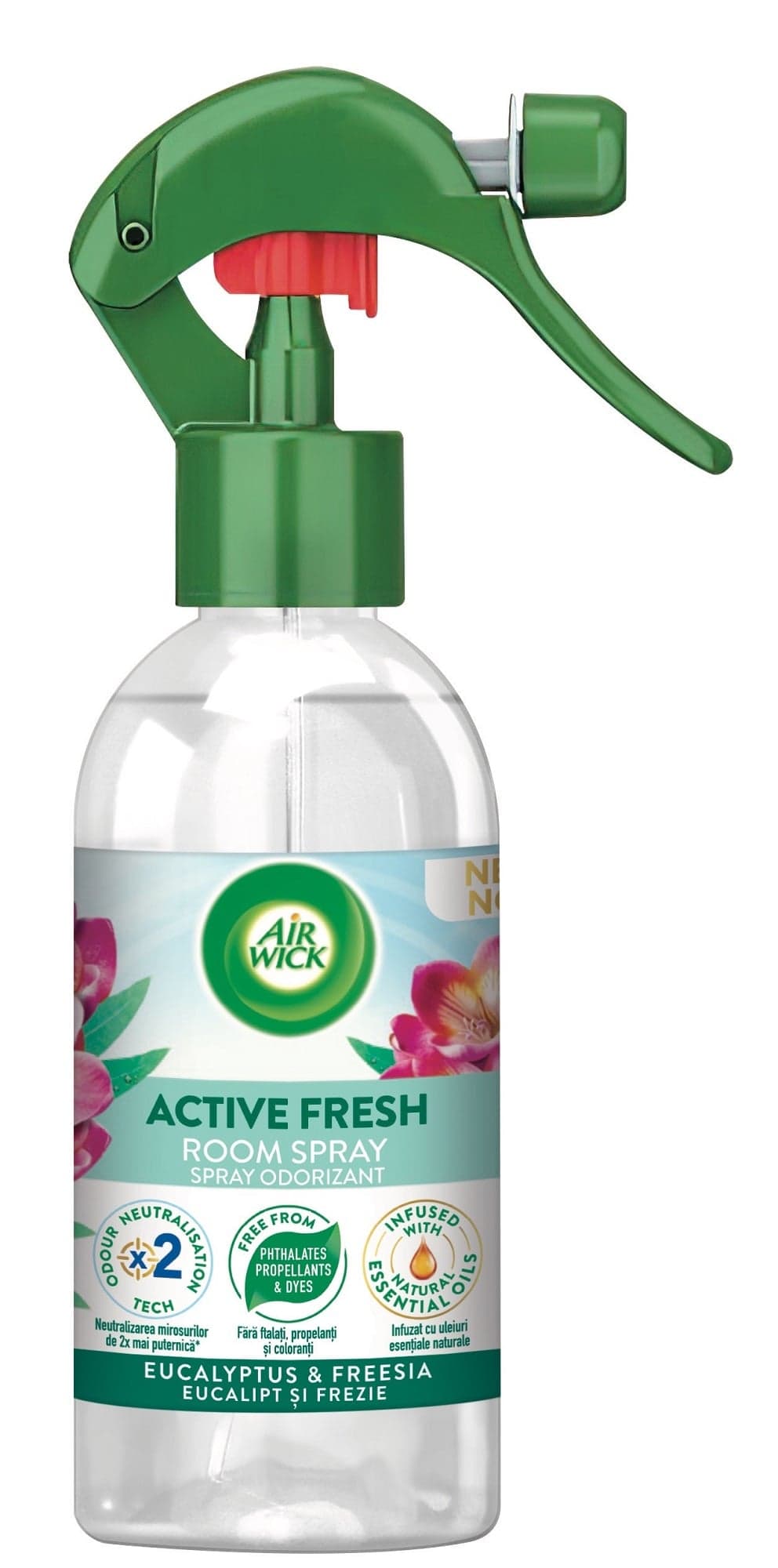Air Wick Active Fresh osvěžovač vzduchu ve spreji – eukalyptus a frézie