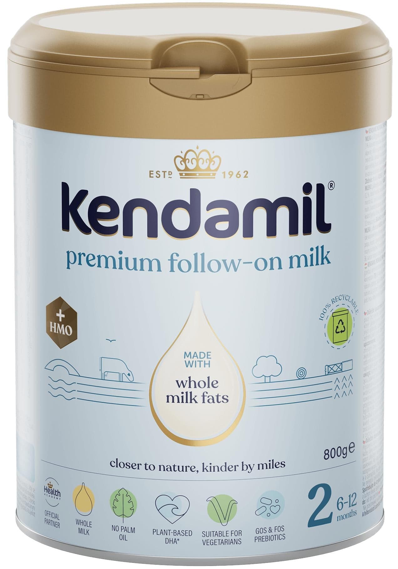 Kendamil Premium 2 HMO+ pokračovací mléko