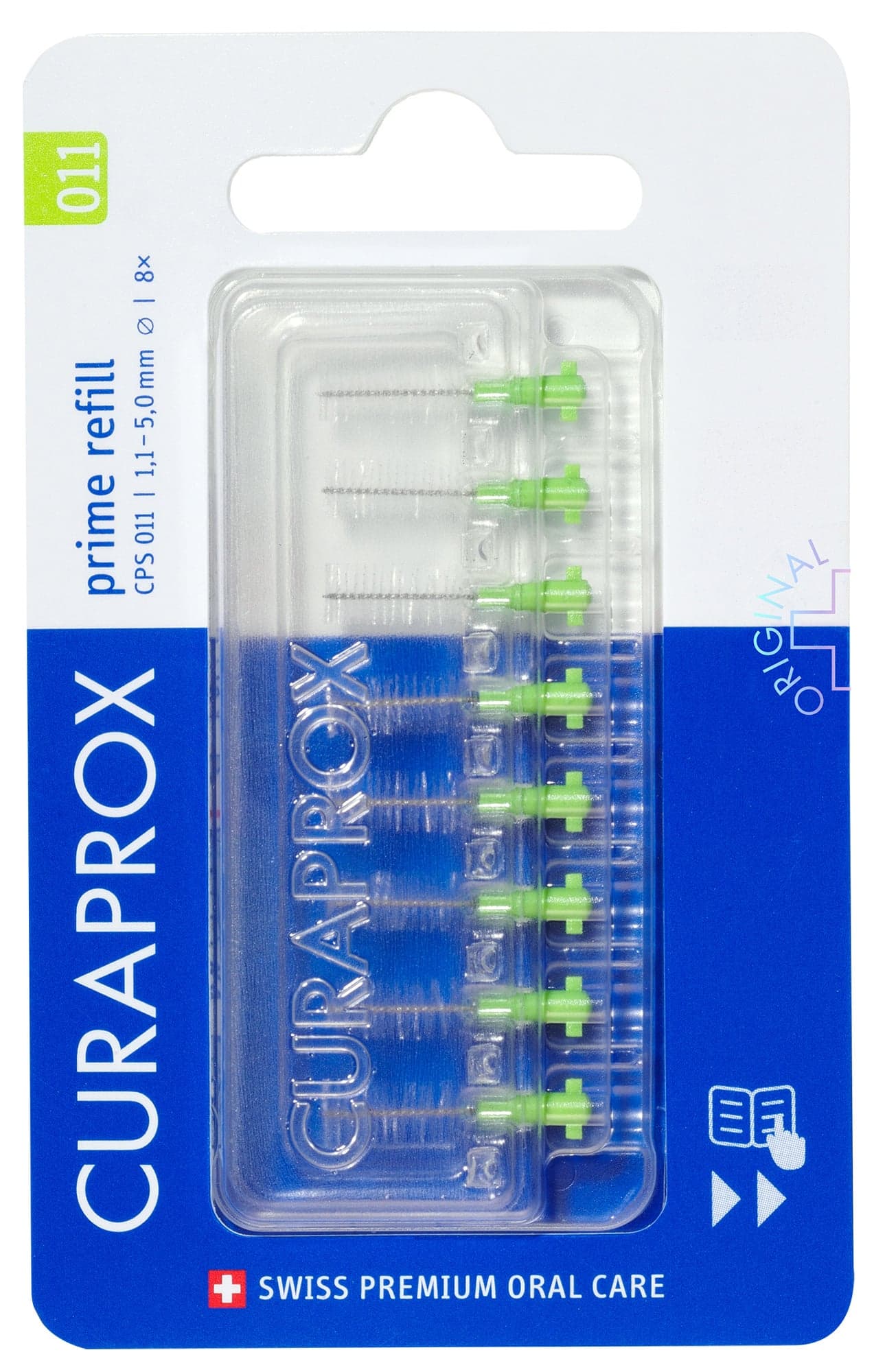 Curaprox CPS 011 prime blister refill mezizubní kartáček