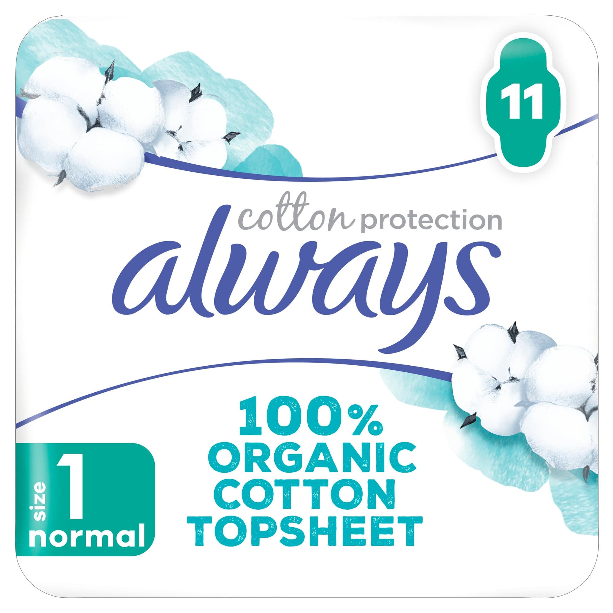 Always Cotton Protection Ultra Normal Hygienické vložky s křidélky