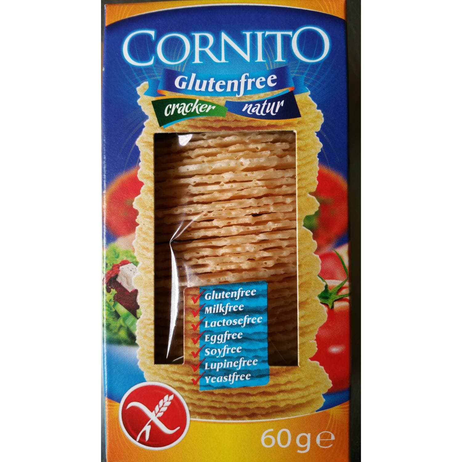 Cornito Bezlepkové krekry natur 60 g