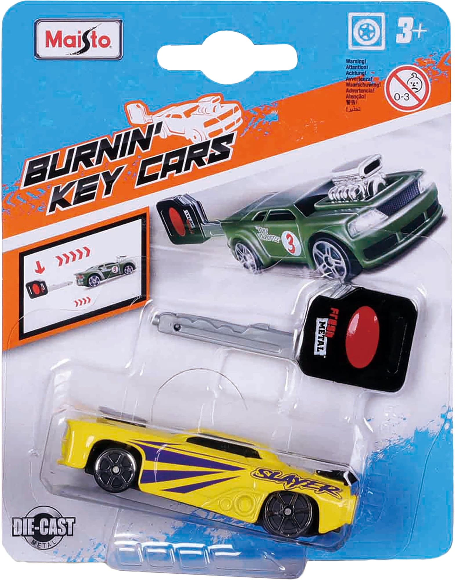 Maisto Burnin' Key Cars model autíčka 1 ks