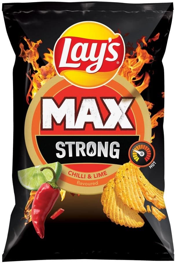 Lay's Max Strong s příchutí chilli a limetky