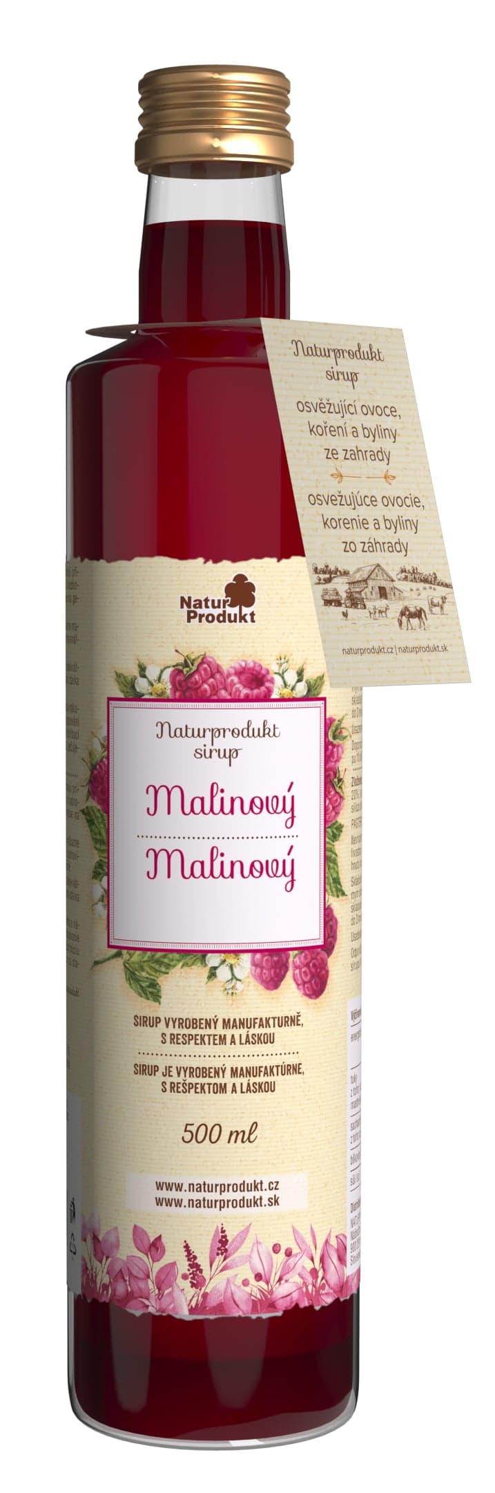 Naturprodukt Sirup malinový 500 ml