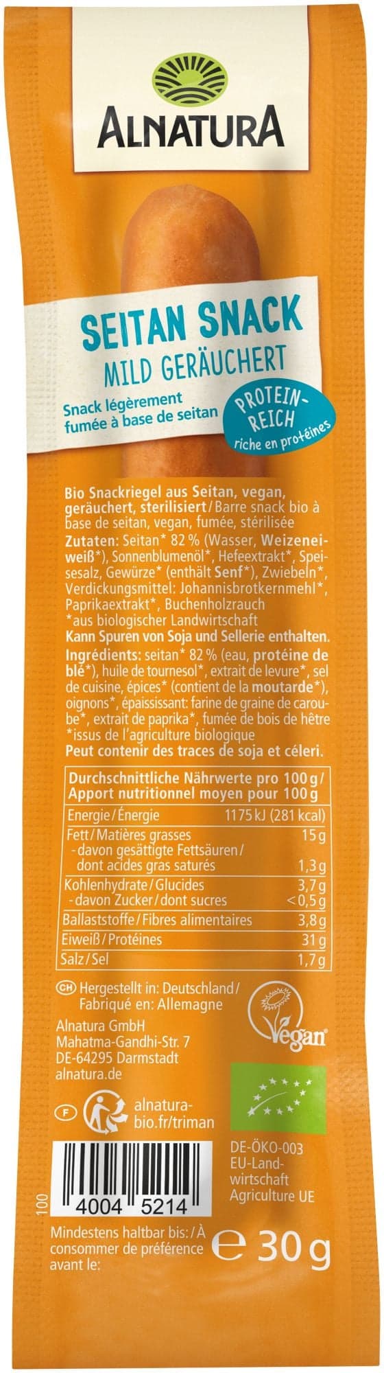 Alnatura BIO Tyčinka ze seitanu