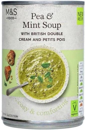 Marks & Spencer Hrášková polévka s mátou 400 g