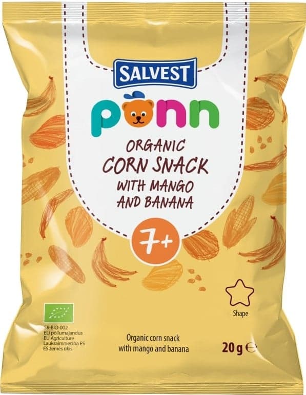 Salvest Põnn BIO Mangové křupky 20 g