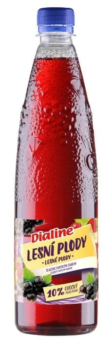 Dialine Sirup lesní plody s ovocným cukrem 0,65 l