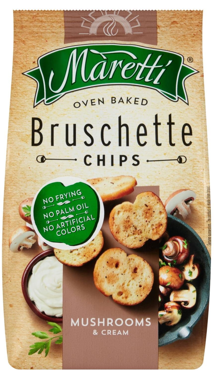 Maretti Bruschette s příchutí houby a krém