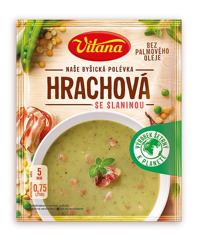Vitana Hrachová se slaninou