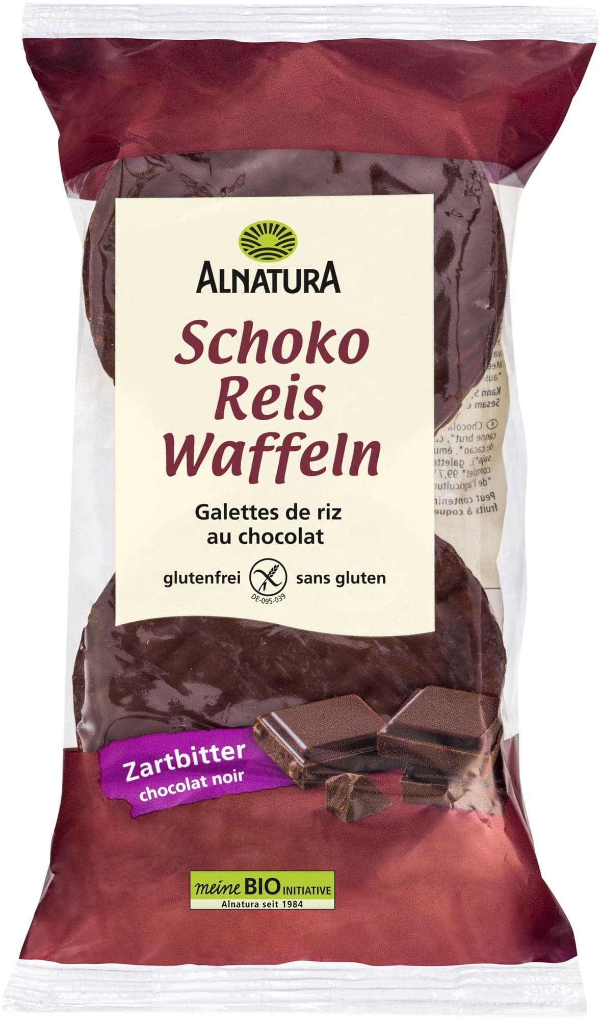 Alnatura BIO Rýžové chlebíčky s hořkou čokoládou