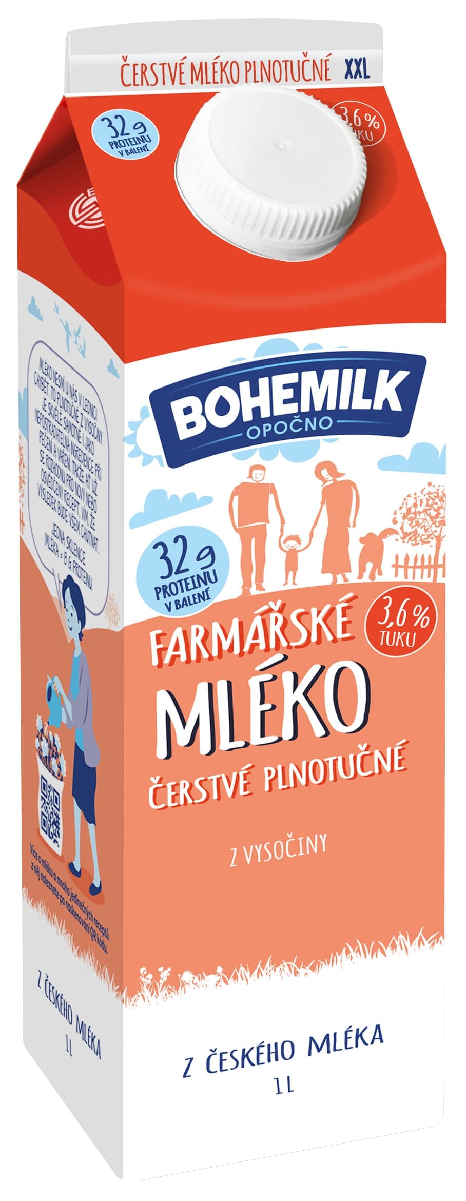 Bohemilk Čerstvé plnotučné farmářské mléko