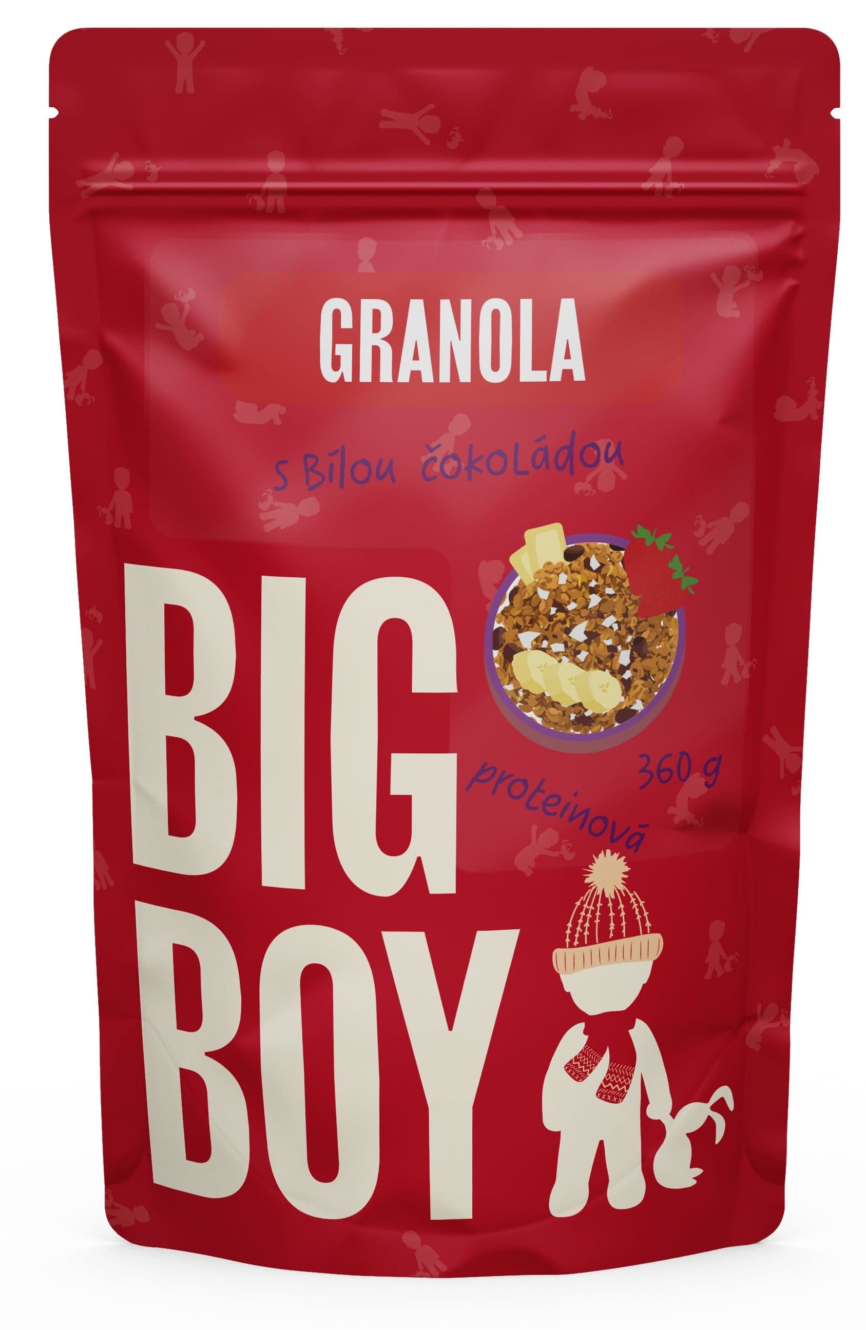 Big Boy Proteinová granola s bílou čokoládou a ovocem