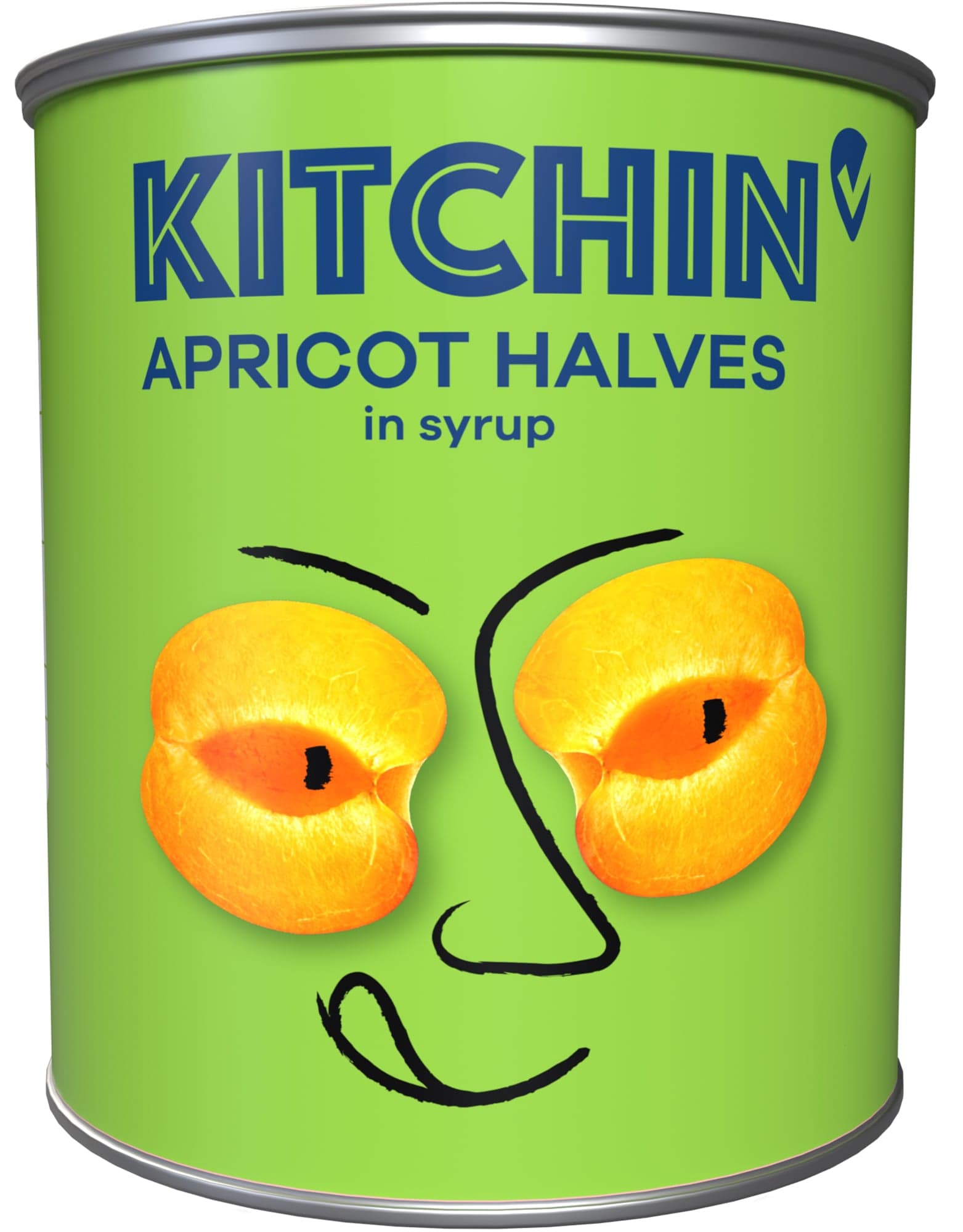 Kitchin Meruňky v mírně sladkém nálevu, loupané, půlené