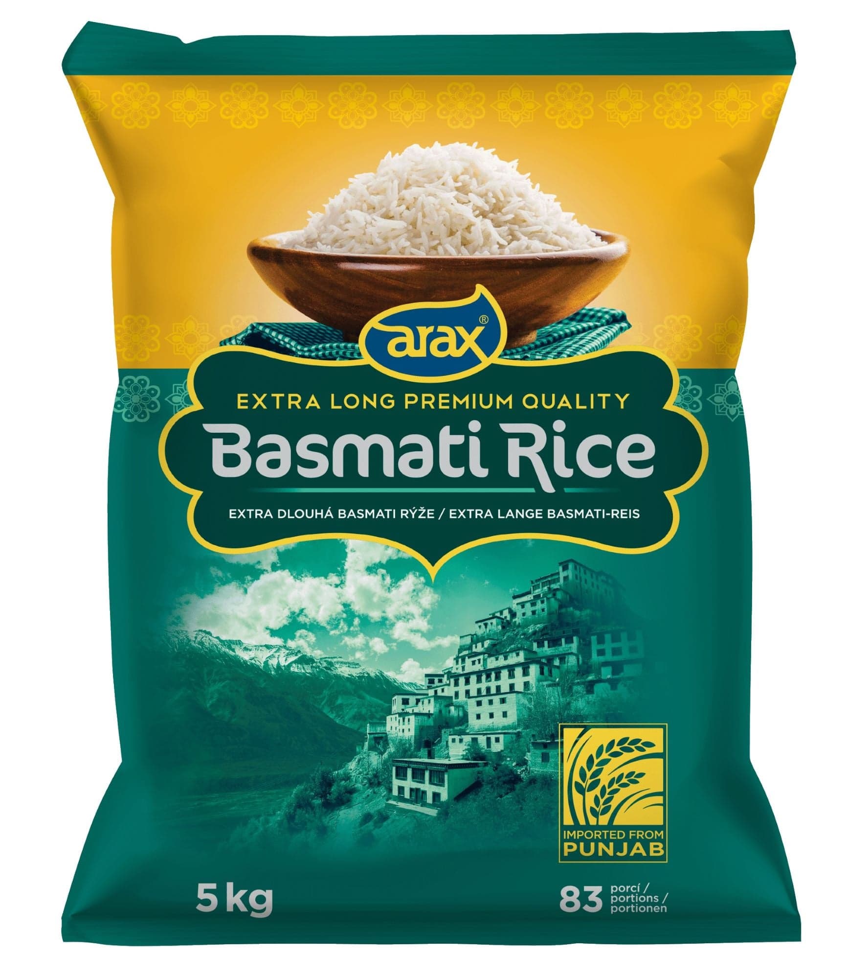 Arax Basmati rýže extra dlouhá premium 5 kg